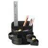 Officemate Double Supply Organizer, 11-Compartment, 6.5w x 4.75d x 5.75h, Black 22822